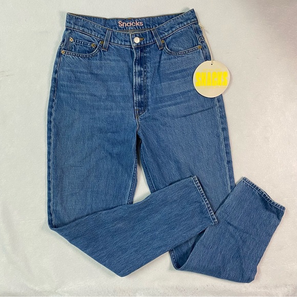 NEW Mother Snacks High Waisted Twizzy Skimp Jeans Size 29
